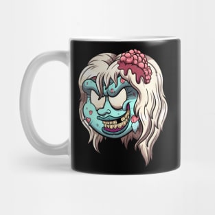 Girl Zombie Head Mug